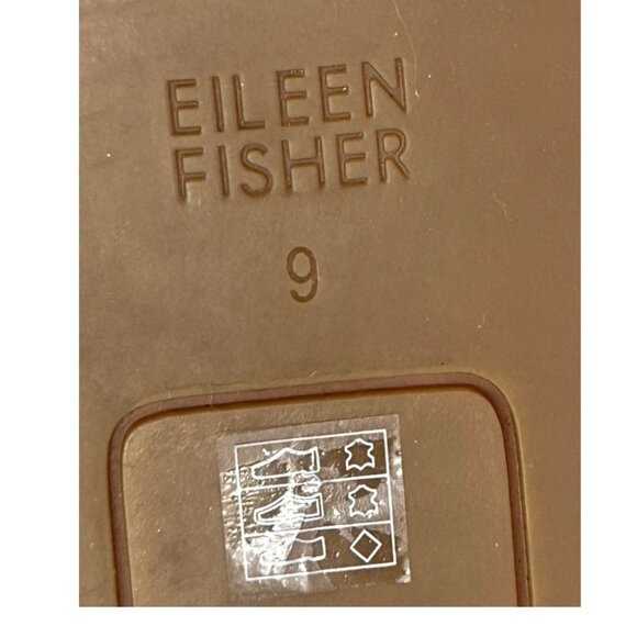 Eileen Fisher Washed White Leather Espadrilles Flats Shoes SIZE 9 BRAND NEW - Picture 8 of 9